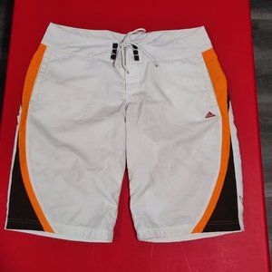 Adidas man's board short with embroidered flower size L